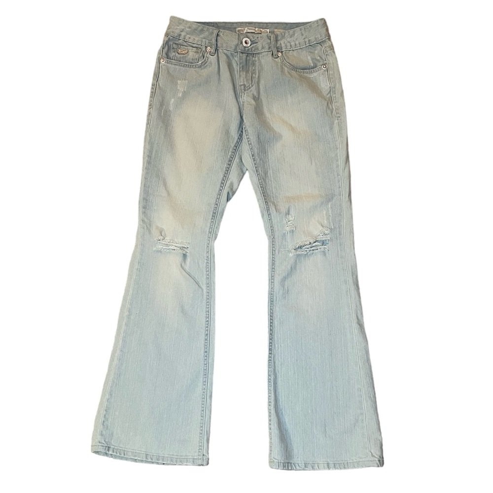 Chip & Pepper Laguna Beach flare jeans light wash size 7